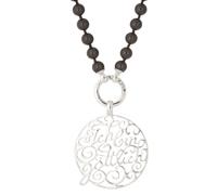 Gabriele Iazzetta Anhänger & Kette ""Ich bin göttlich"" x Schwarzer Turmalin