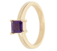 Gabriele Iazzetta Carré-Ring ""Neustart"", Amethyst, Silber 925 20 Amethyst