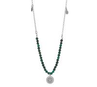 Gabriele Iazzetta Lichtbringer-Longkette, Malachit, ca. 90 cm x silber