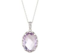 Gabriele Iazzetta Positivierungs-Anhänger, Rose de France Amethyst, Silber 925 rhodiniert x Amethyst