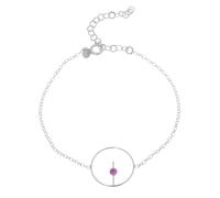 Gabriele Iazzetta Transformationskreis-Armband, Amethyst, Silber 925, ca. 17,5 cm x Silber 925 rhodiniert