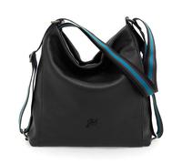 Gabs Aissa Schultertasche Leder 31 cm schwarz