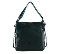 Gabs Leder Schultertasche Rucksack Aissa TG Bull Black Shoulder Bag Abete dunkelgrün
