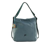 Gabs Leder Schultertasche Rucksack Aissa TG Bull Black Shoulder Bag Ardesia blaugrau