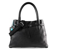 Gabs Elif Schultertasche Leder 43 cm schwarz