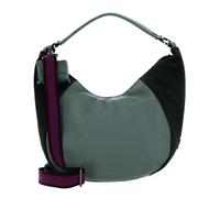 Gabs Leder Schultertasche Umhängetasche Penelope Ruga Crosta Black Shoulderbag Timo mint