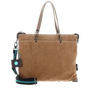 Gabs Leder Schultertasche Umhängetasche Plus Shoulder Bag Cappuccino hellbraun