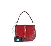 Gabs Leder Umhängetasche Handtasche Bea Glass Tube Black Crossbody Bag Lambrusco dunkelrot
