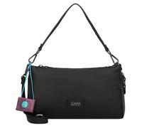 Gabs Schultertasche Leder 31 cm mit Dehnfalte black (TAS033129)