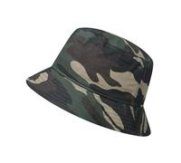 GADIEMKENSD Cotton Bucket Hat for Women Summer Beach Sun Protection Bucket Hats for Men Trendy Lightweight Packable Outdoor Travel Hat for Golf Hiking Fishing Camping Camo Army Green