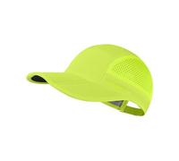 GADIEMKENSD Folding Running Men Hat Long Brim Golf Hats Quick Dry Baseball Caps Unstructured Breathable Light Cooling Cap Adjustable Trucker Hat for Outdoor Sport Hiking Workout Gym Fluorescent Green