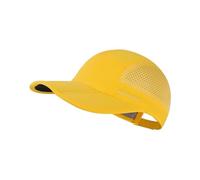 GADIEMKENSD Folding Running Men Hat Long Brim Golf Hats Quick Dry Baseball Caps Unstructured Breathable Light Cooling Cap Adjustable Trucker Hat for Hiking Workout Gym Tennis Travel Yellow