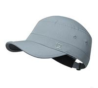 GADIEMKENSD Stretch Army Cap Sport Military Style Sun Hat for Men Women Tripper Cap Summer Cooling Travel Hiking Tactical Cadet Hat Dad Hats Breathable Flat Top Short Bill Corps Hat Mint Green