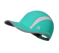 GADIEMKENSD UPF50+ Folding Outdoor Hat Unstructured Reflective Design Breathable Soft Sport Cap for Outdoor Sport