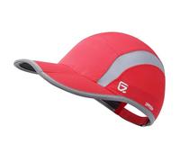 GADIEMKENSD UPF50+ Folding Outdoor Hat Unstructured Reflective Design Breathable Soft Sport Cap for Outdoor Sport