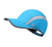 GADIEMKENSD UPF50+ Folding Outdoor Hat Unstructured Reflective Design Breathable Soft Sport Cap for Outdoor Sport