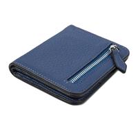 GADIEMKENSD Womens Bifold Purse Credit Card Holders RFID Blocking Mens Leather Wallet for Travel Bus Card Coin Pocket Cute Small Ladies Purses with Zip ID Window Card Cash Slots Navy