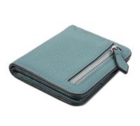 GADIEMKENSD Womens Bifold Purse Credit Card Holders RFID Blocking Mens Leather Wallet for Travel Bus Card Coin Pocket Cute Small Ladies Purses with Zip ID Window Card Cash Slots Emerald Green