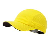 GADIEMKENSD Women's Race Day Running Hat Performance Mesh Baseball Cap - Excellent Ventilation, Lightweight, Reflective Safety Ponytail Hats for Exercise Golf Hiking Beach Workout Gym Yellow
