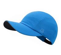 GADIEMKENSD Women's Race Day Running Hat Performance Mesh Baseball Cap - Excellent Ventilation, Lightweight, Reflective Safety Ponytail Hats for Exercise Golf Hiking Beach Workout Gym Blue