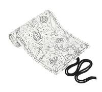 Gadpiparty 1 Stück Slots Roll Up Bleistiftetui Bedrucktem Canvas Praktischer Stiftehalter für Schüler Künstler und Bastler für Bleistifte Marker und Mehr