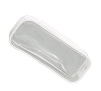 Gadpiparty 5stücke Transparentes Stifteetui Aus Kunststoff Einfache Schreibwarenbehälter Tragbare Stiftetasche Federmappe Für Stifte Bargeld Fahrkarten Karten Schlüssel