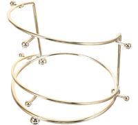 Gadpiparty Crown Display Stand für Brautstirnband, 2 stöckiger Stirnband Präsentationsständer aus Eisen, leicht und praktisch für Schlafzimmer und Ankleidezimmer