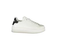 Gaelle Paris Weiße Leder Sneakers mit Kontrastdetails - Größe: 39