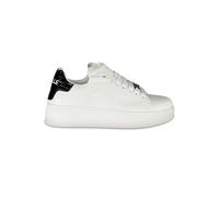 Gaelle Paris Weiße Polyurethan Damen Sneakers US 39