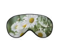 Gänseblümchen Blume Augenmaske Seitliche Schlafmaske Leichte Augenbinde Schlafmaske Nasenpolster und Gummiband für Kinder Frauen Männer