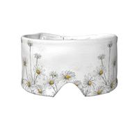 Gänseblümchen-Designmuster, Vollständige Augenabdeckungen, lichtblockierende Augenmaske, Schlafaugen- und Ohrenschützer