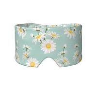 Gänseblümchen Üppige Blume Blumen, Vollständige Augenabdeckungen, lichtblockierende Augenmaske, Schlafaugen- und Ohrenschützer