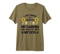 Gärtner Ich möchte einfach nur in Meinem Garten Arbeiten Hang Out mit Hund Premium T-Shirt