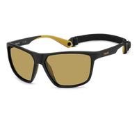 GAFAS POLAROID SPORT - MODELO: PLD 7040/S C: MATTE BLACK BLACK YELLOW EYE SIZE: 59 BRIDGE SIZE: 14 / POLARIZED: Y Körperpflege und Gesundheit