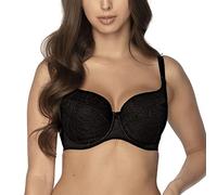 Gaia Damen Bügel BH Leicht Gepolstert Unterwäsche 758 Micaela, Schwarz 2,90B