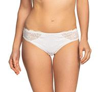 Gaia Damen Slip Brazilian Unterhosen Unterwäsche Spitze 534B Chantal, Hellbeige,XL