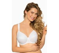 GAIA Damen Soft BH Maddalena Weiß D80| Klassischer Bügel-BH mit Vollen Schalen | Bequeme Breite Träger & Optimaler Halt | Perfekt für Alltag und große Größen