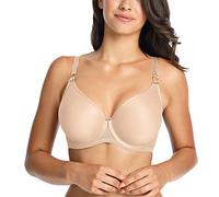 Gaia Damen T-Shirt BH Gaja | E75 Beige | Glatter Schalen-BH mit nahtlosen, geformten Cups | Unsichtbar unter Kleidung | Perfekter Halt & Komfort | M32