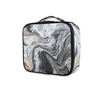 GAIREG Make-up-Koffer, Motiv: Flamingo, Ananas, Zitrone, Kosmetikkoffer, Kosmetikkoffer, Reise-Make-up-Tools, Organizer, Aufbewahrungsbox, luxuriöser Kunststil