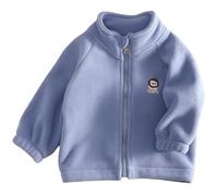 Gajaous Kinder Polar Fleece Jacke, Baby Jungen Voll-Reißverschluss Langarm Warm Mantel für Herbst Frühling Winter