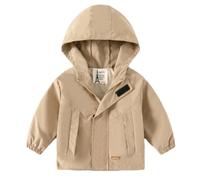 Gajaous Windbreaker für Kleinkinder, Baby Junge Kapuzen Jackets mit Reißverschluss, Kinder Winddicht Mantel Jacken