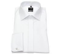 Galahemd - Luxor Modern Fit - New Kent - Struktur - weiß OLYMP