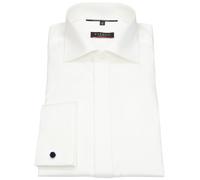 Galahemd - Modern Fit - Cover Shirt blickdicht - Umschlagmanschette - hellbeige Eterna