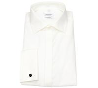 Galahemd - Shaped Fit - Kentkragen - Umschlagmanschette - hellbeige Seidensticker
