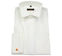 Galahemd - Slim Fit - Kläppchenkragen - UMA - hellbeige Eterna