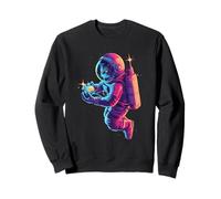 Galaxie-Katze im Weltraum, lustige Tier-Astronauten für Mädchen und Jungen Sweatshirt