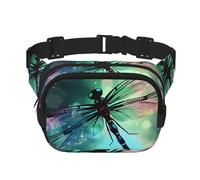 Galaxy Animal Libelle Bauchtasche, kleine modische Umhängetasche, leichte Schultertasche, Brusttasche, Bauchtasche für Damen und Herren, Laufen, Workout, Wandern, Reisen