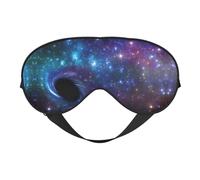 Galaxy, doppelseitige weiche Verdunkelungs-Augenmaske, Entspannung, kein Druck, Nachtschlaf-Augenmaske