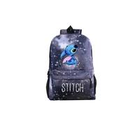 (Galaxy Grey) New Stitch Rucksack Kinder Jungen Mädchen Star Blue Schultasche Reiserucksäcke