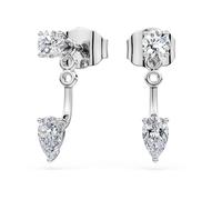 Galaxy Ohrring-Jackets, Im Labor gezüchtete Diamanten 0,82 ct tw, Verschiedene Formen, Sterlingsilber OS
